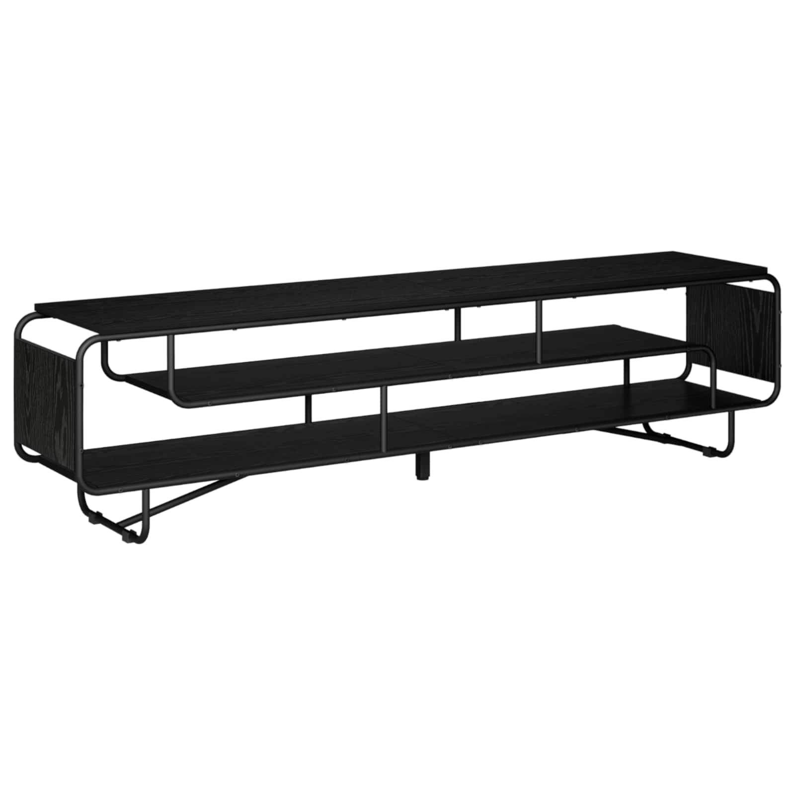 TV stalak 180 x 36 x 45 cm Crni hrast Konstruirano drvo