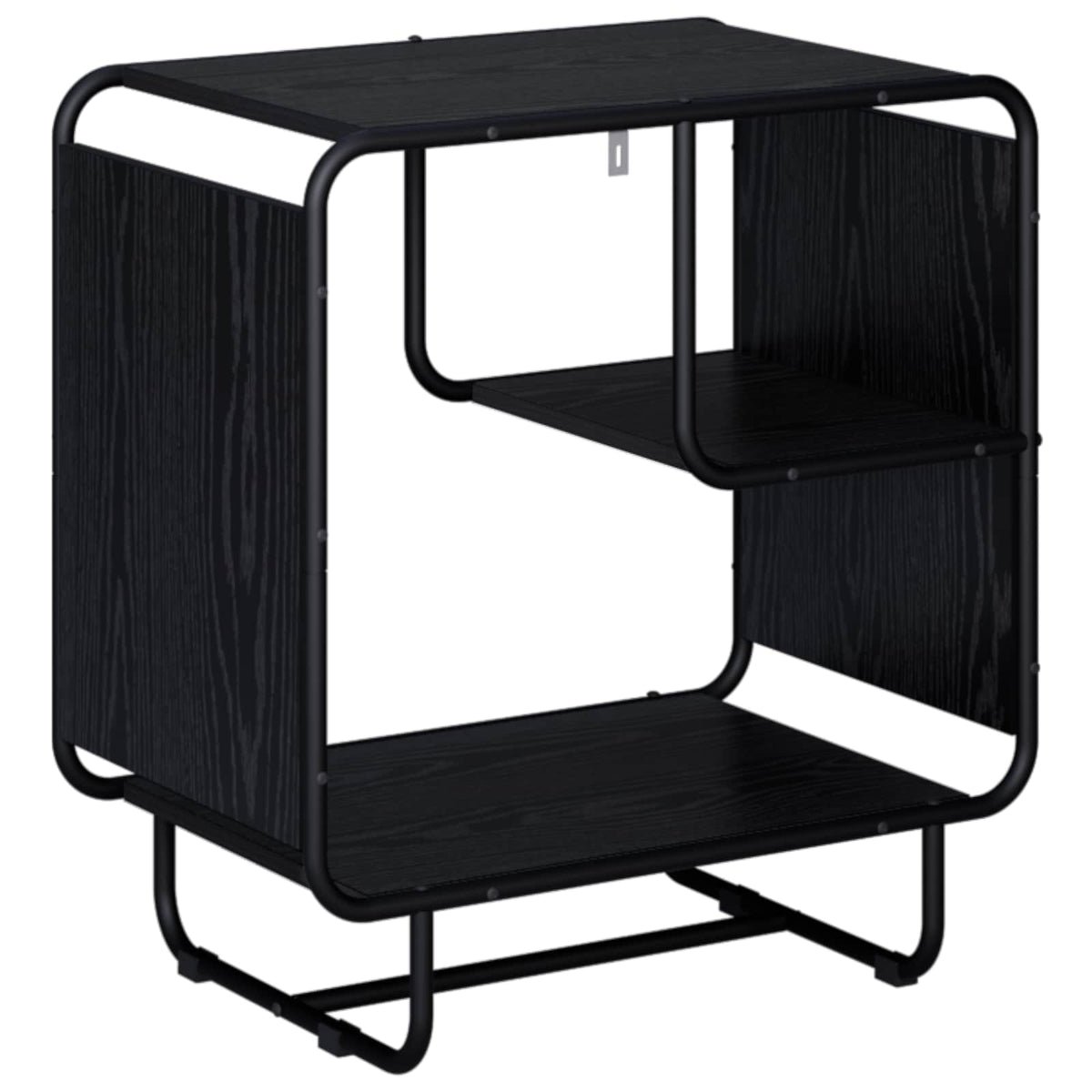Komoda Crni hrast 60 x 37,5 x 64,5 cm Konstruirano drvo