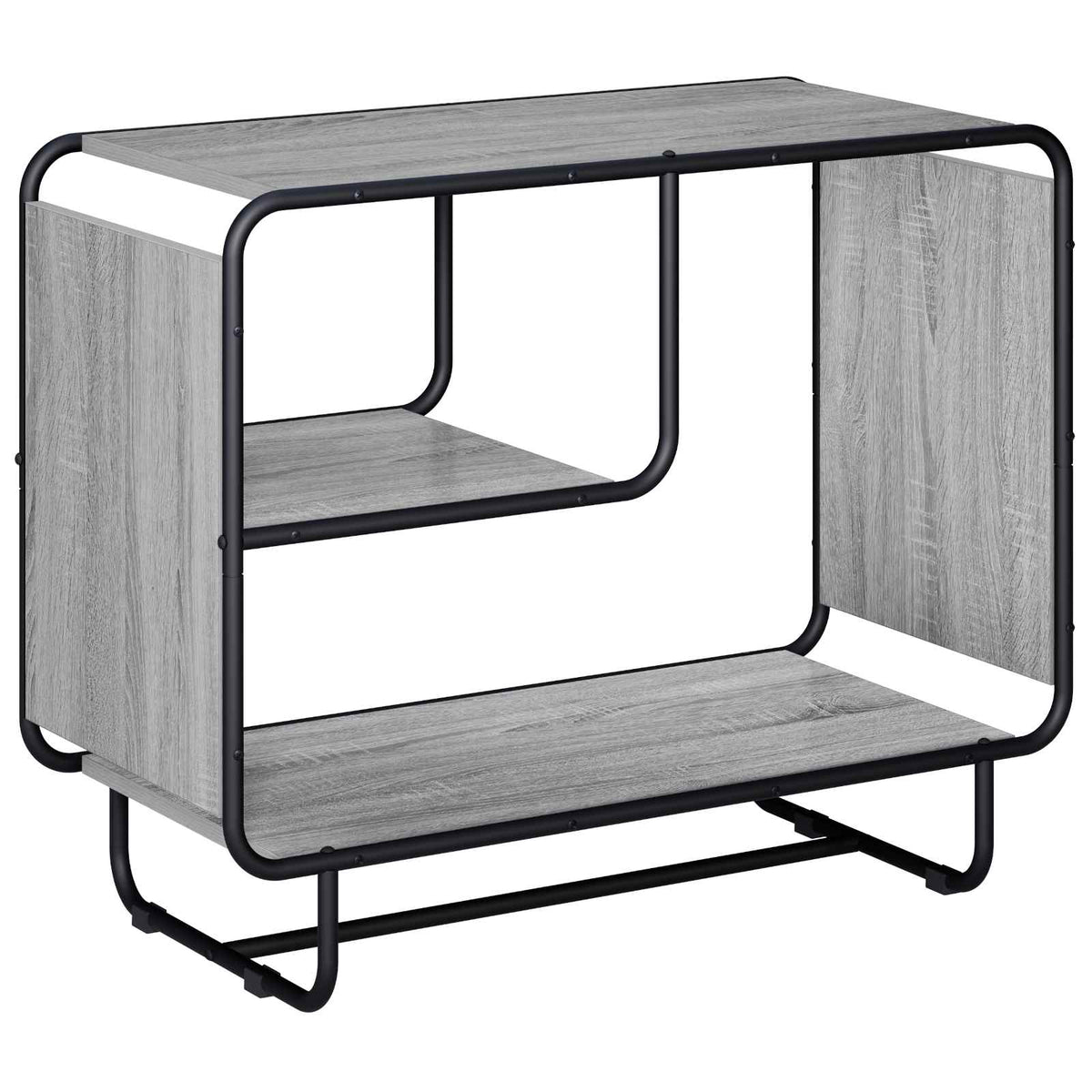 Komoda Siva Sonoma 80 x 37,5 x 64,5 cm Konstruirano drvo