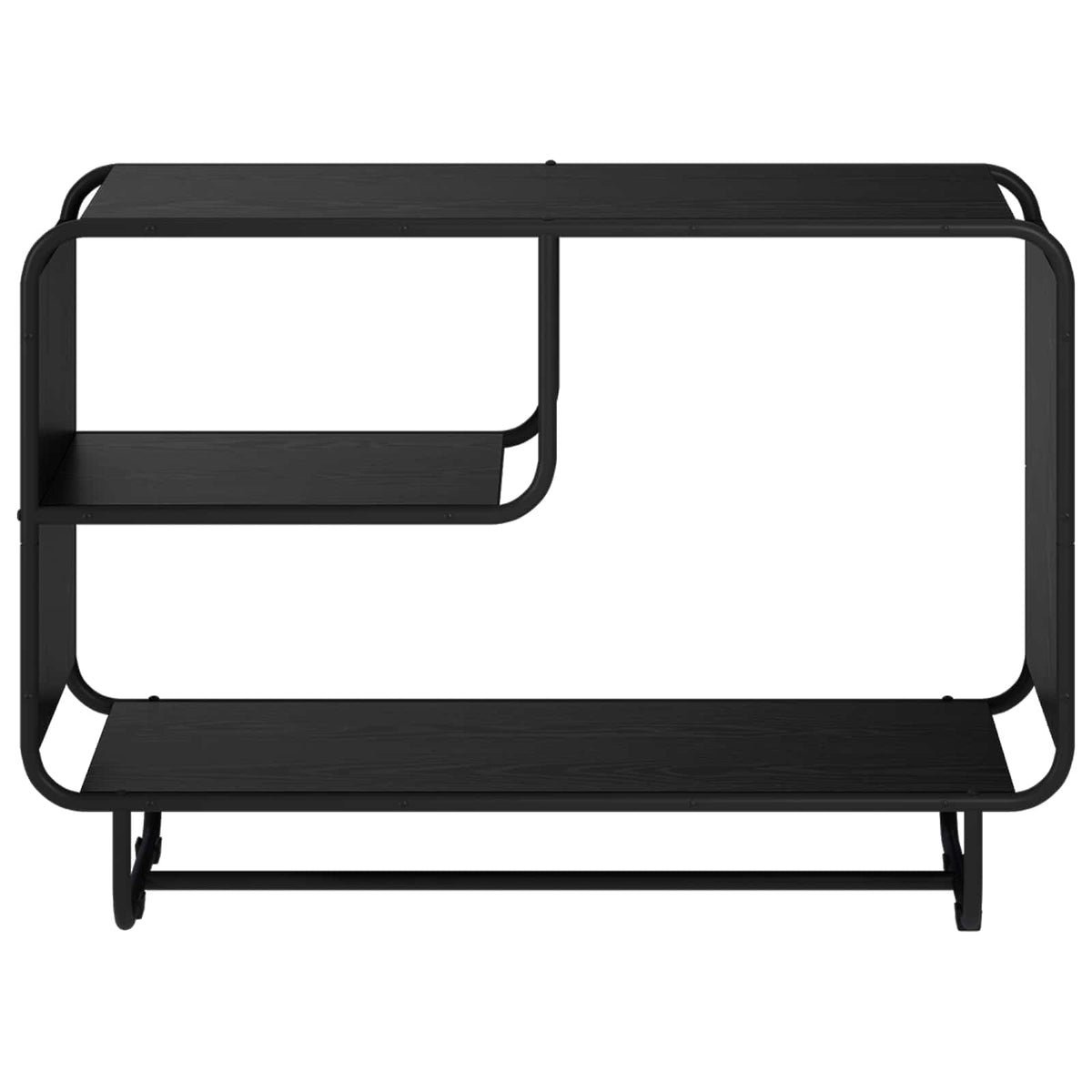 Komoda Crni hrast 93,5 x 37,5 x 64,5 cm Konstruirano drvo