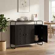 Komoda Crni hrast 102 x 35 x 75 cm Konstruirano drvo