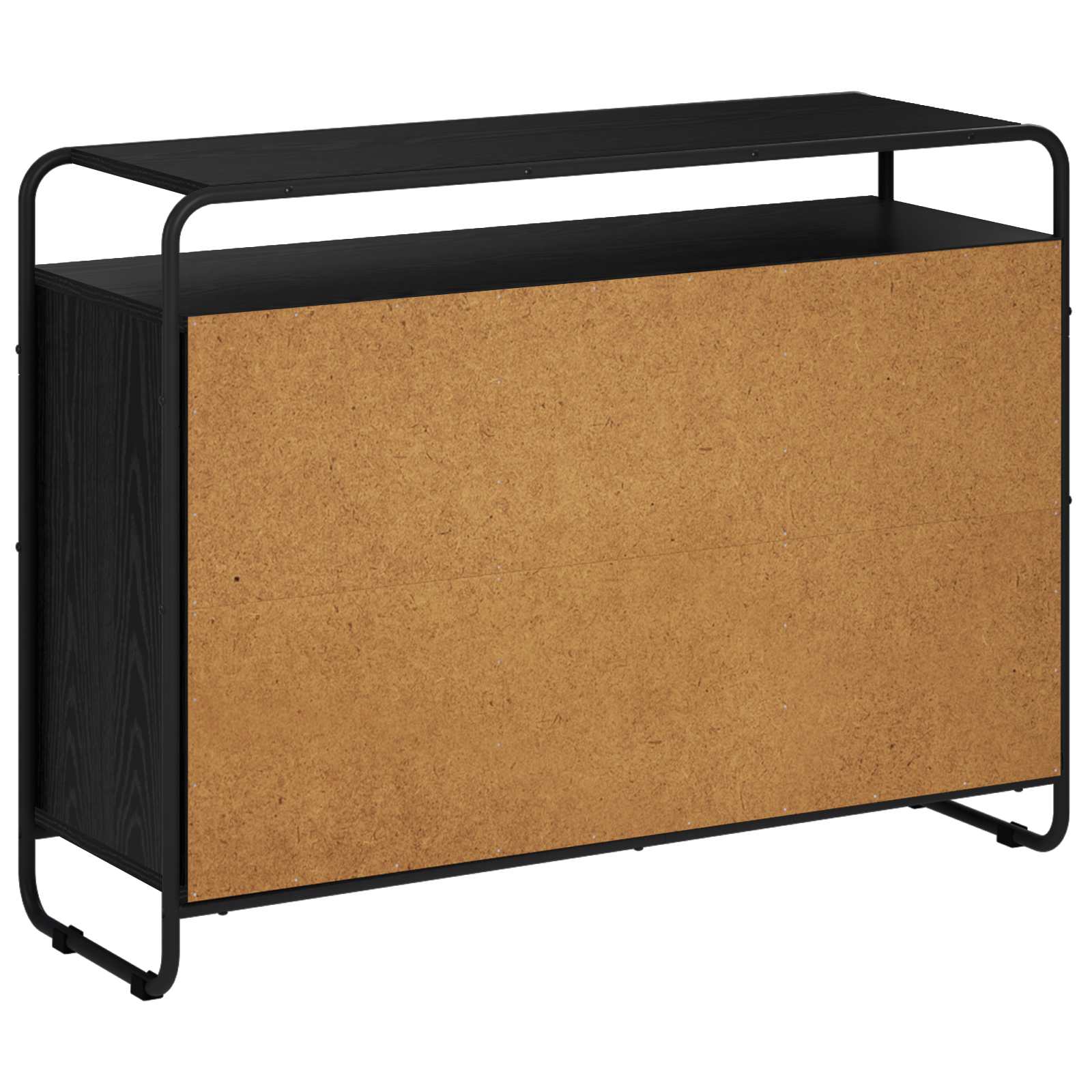 Komoda Crni hrast 102 x 35 x 75 cm Konstruirano drvo