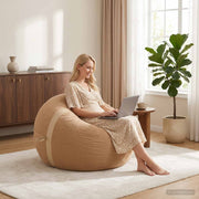 Stolica s mahunama Bež 95 x 93 x 71 cm Sherpa
