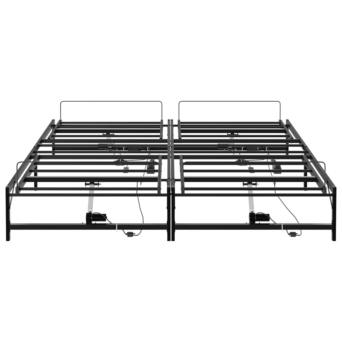 Električni podesivi okvir kreveta Crna 180 x 200 cm Čelik