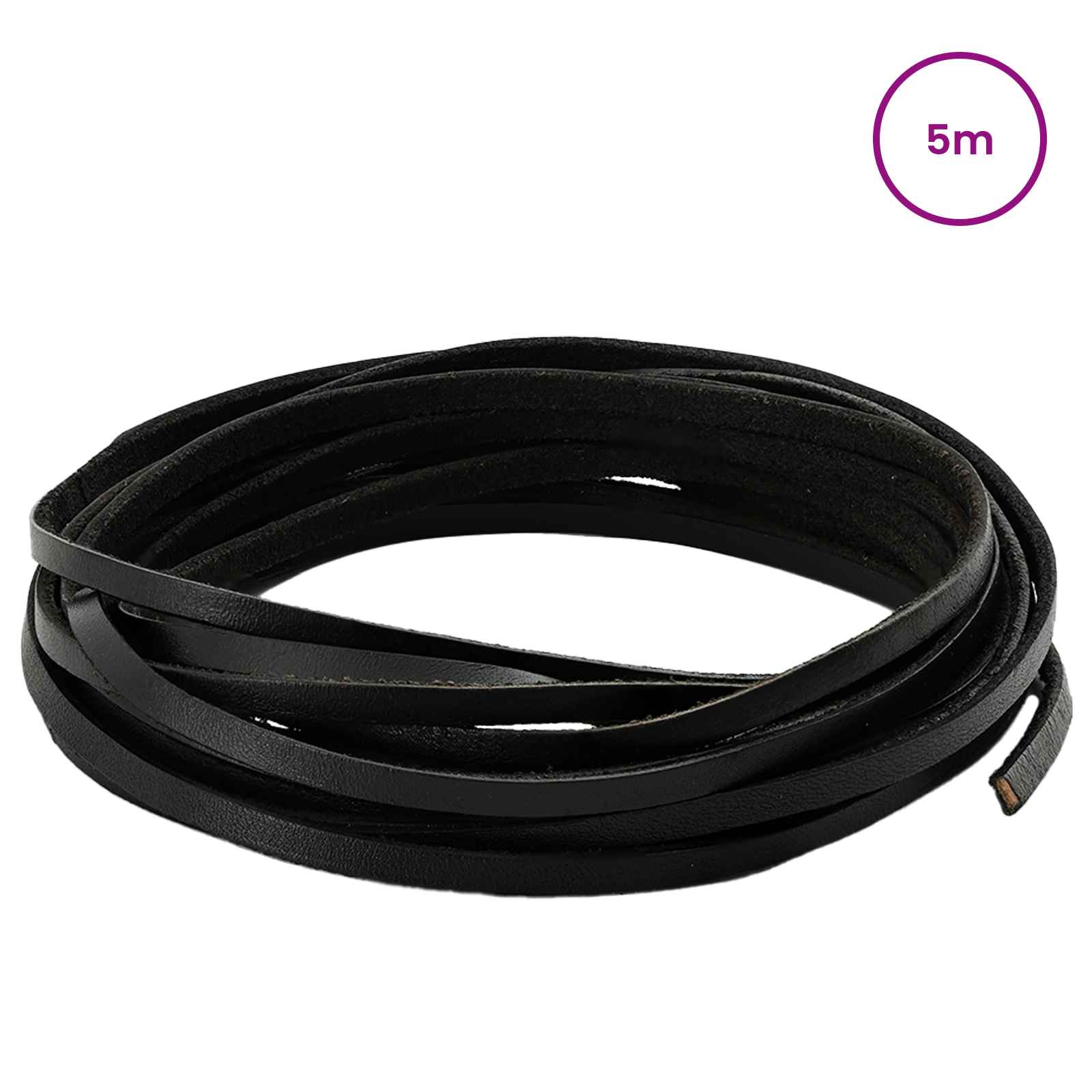 Kožni Remen Crna 500 x 0,4 cm Koža