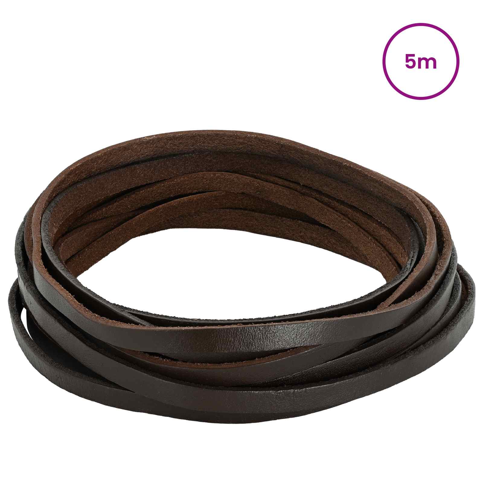 Kožni Remen Tamno smeđa 500 x 0,5 cm Koža