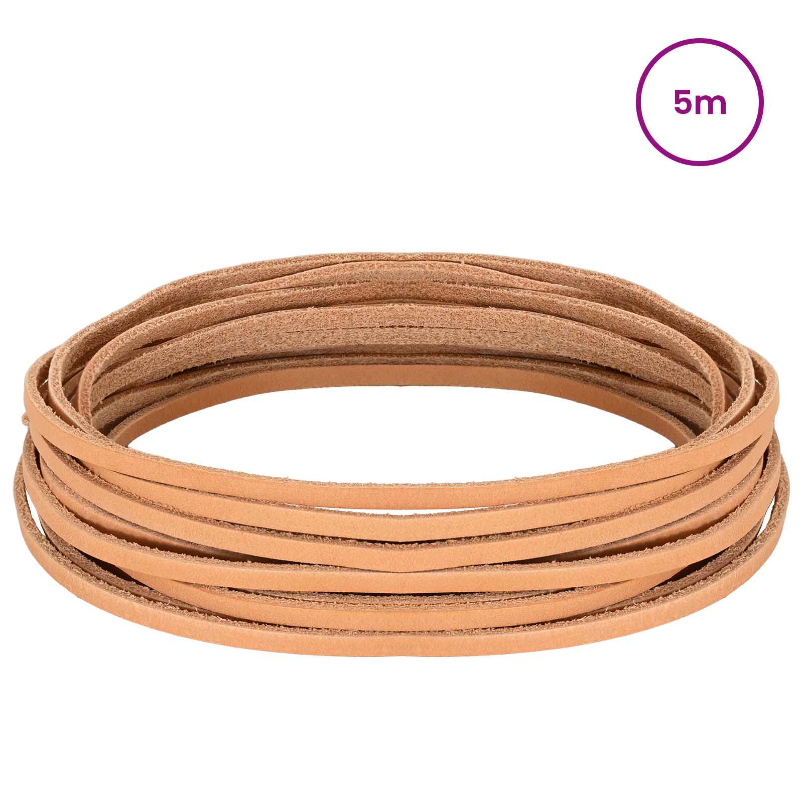 Kožni Remen Svijetlosmeđa 500 x 0,4 cm Koža