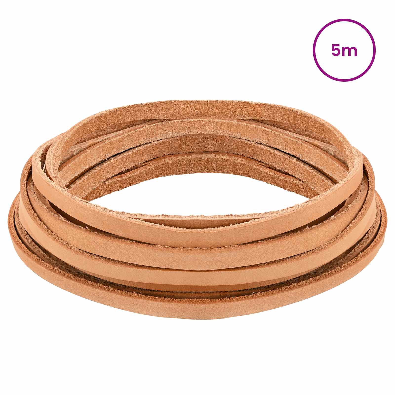 Kožni Remen Svijetlosmeđa 500 x 0,6 cm Koža