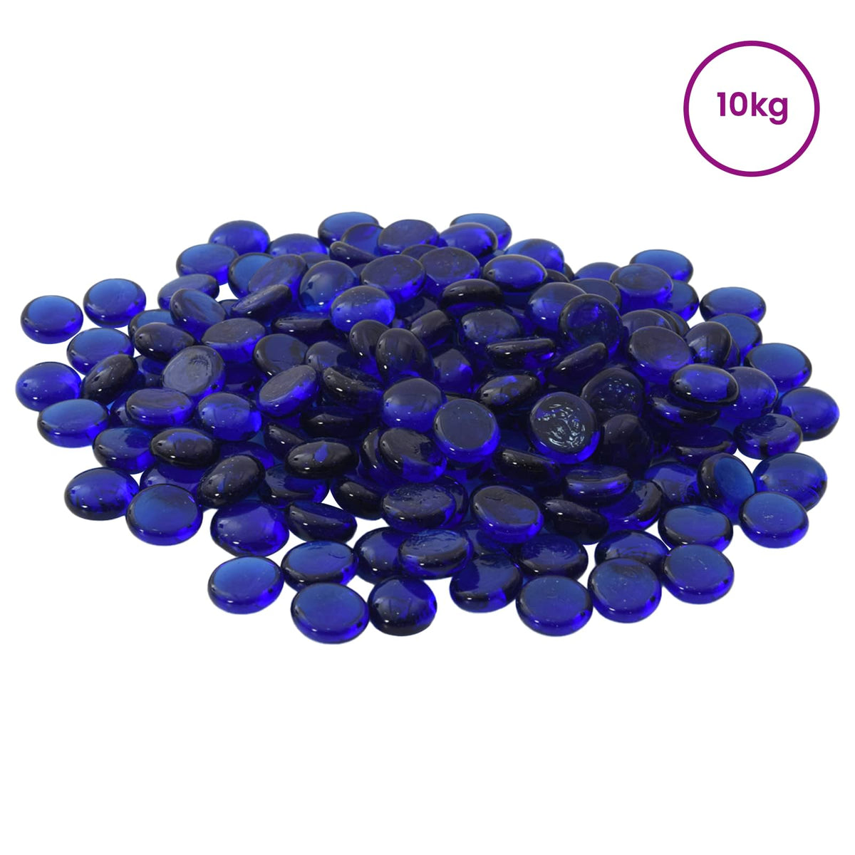 Stakleni nugget 17-19 mm Kobalt plava Stakl