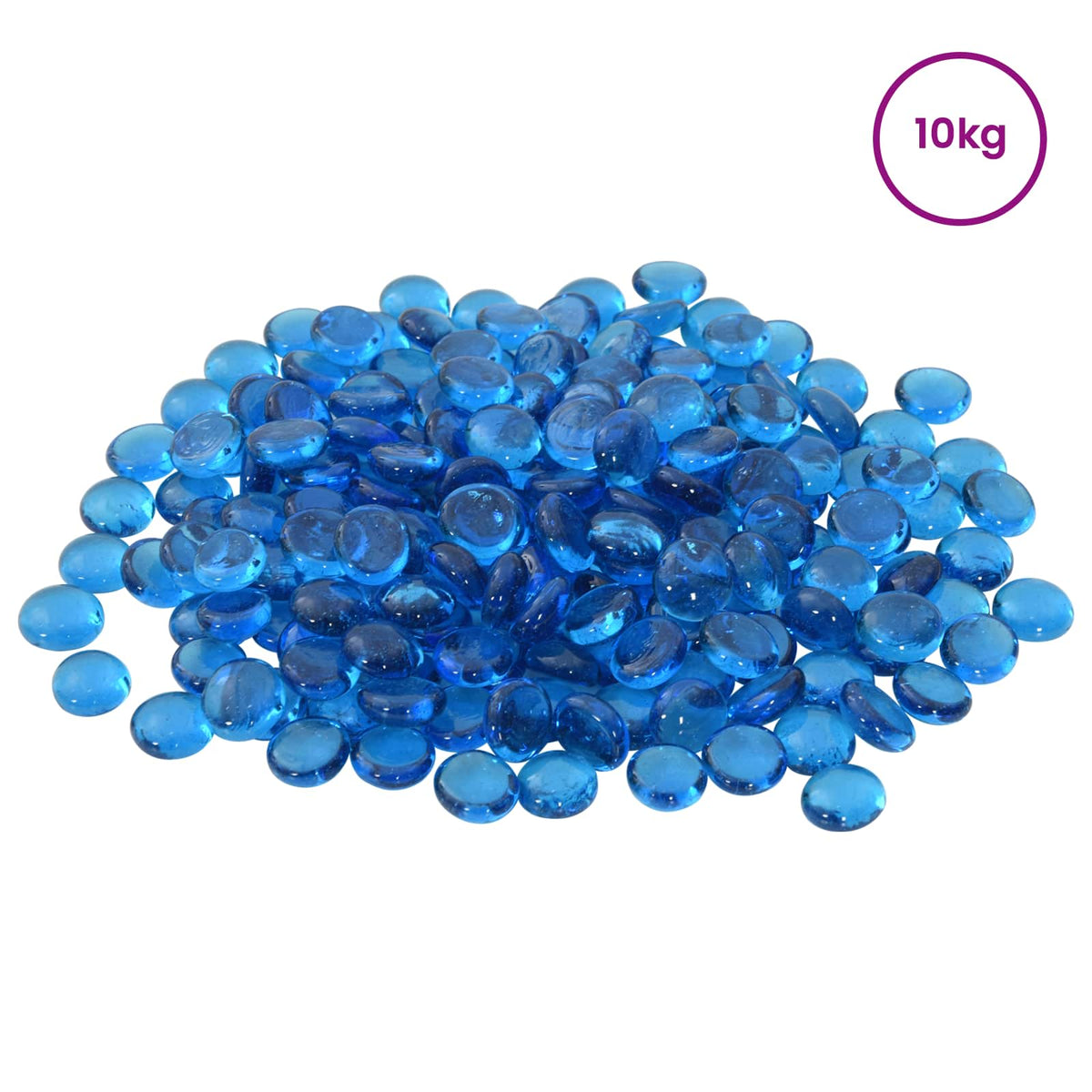 Stakleni nugget 17-19 mm Nebo plava Stakl
