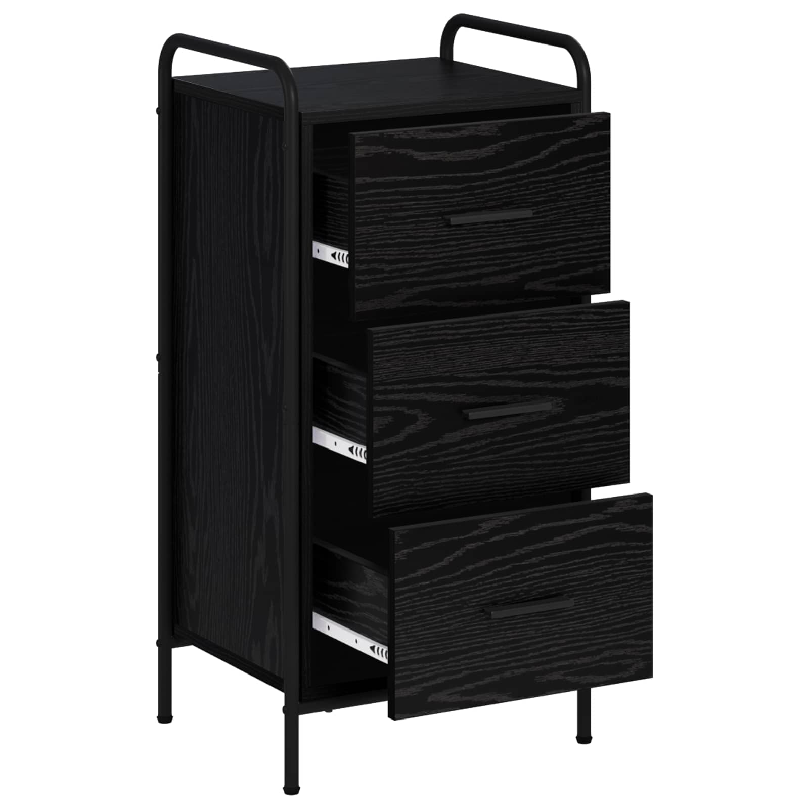 Kreveta Crni hrast 97 x 33 x 81 cm Konstruirano drvo