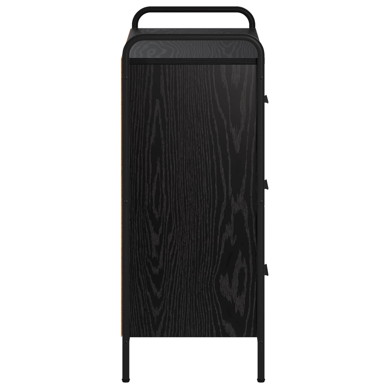 Kreveta Crni hrast 97 x 33 x 81 cm Konstruirano drvo