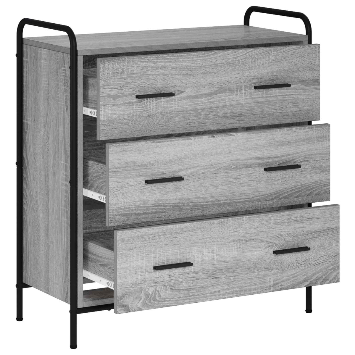 Kreveta Siva Sonoma 97 x 33 x 81 cm Konstruirano drvo