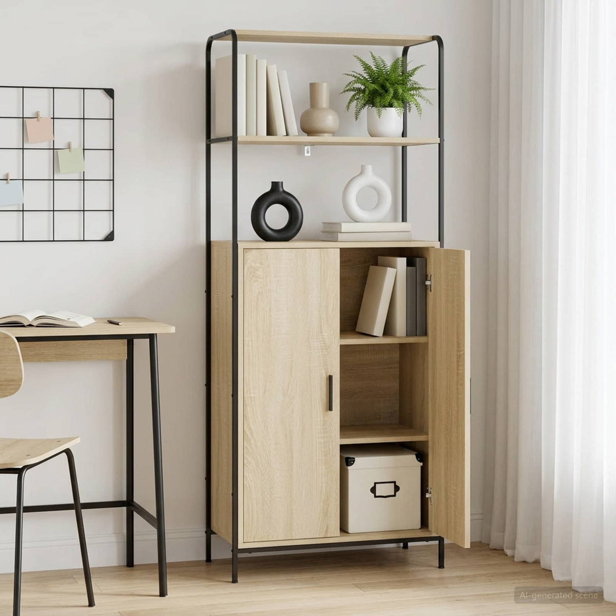 Highboard Hrast sonoma 40 x 33 x 161 cm Konstruirano drvo