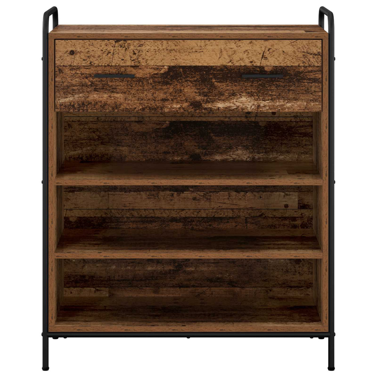 Ormar za cipele 76 x 36,5 x 93 cm Konstruirano drvo Staro drvo