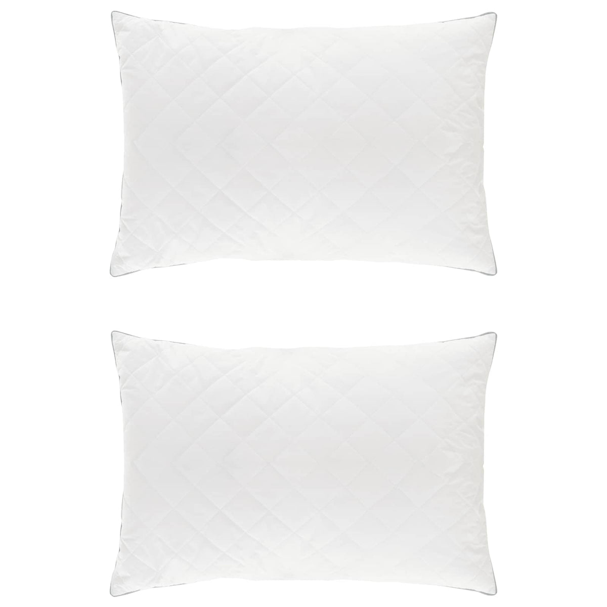Jastuk FULDA 2 kom. 40 x 80 cm 100% gusja dol i perje Bijela