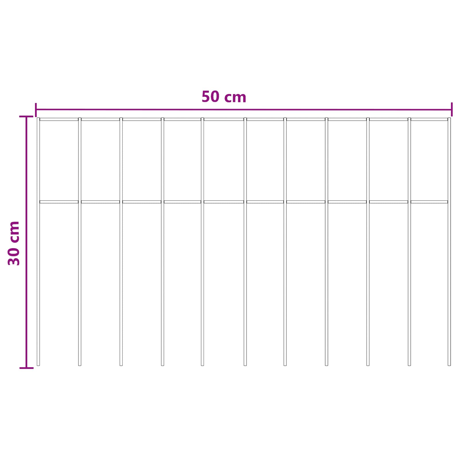 Panel vrtne ograde 12 pcs Pocinčani čelik Srebrna