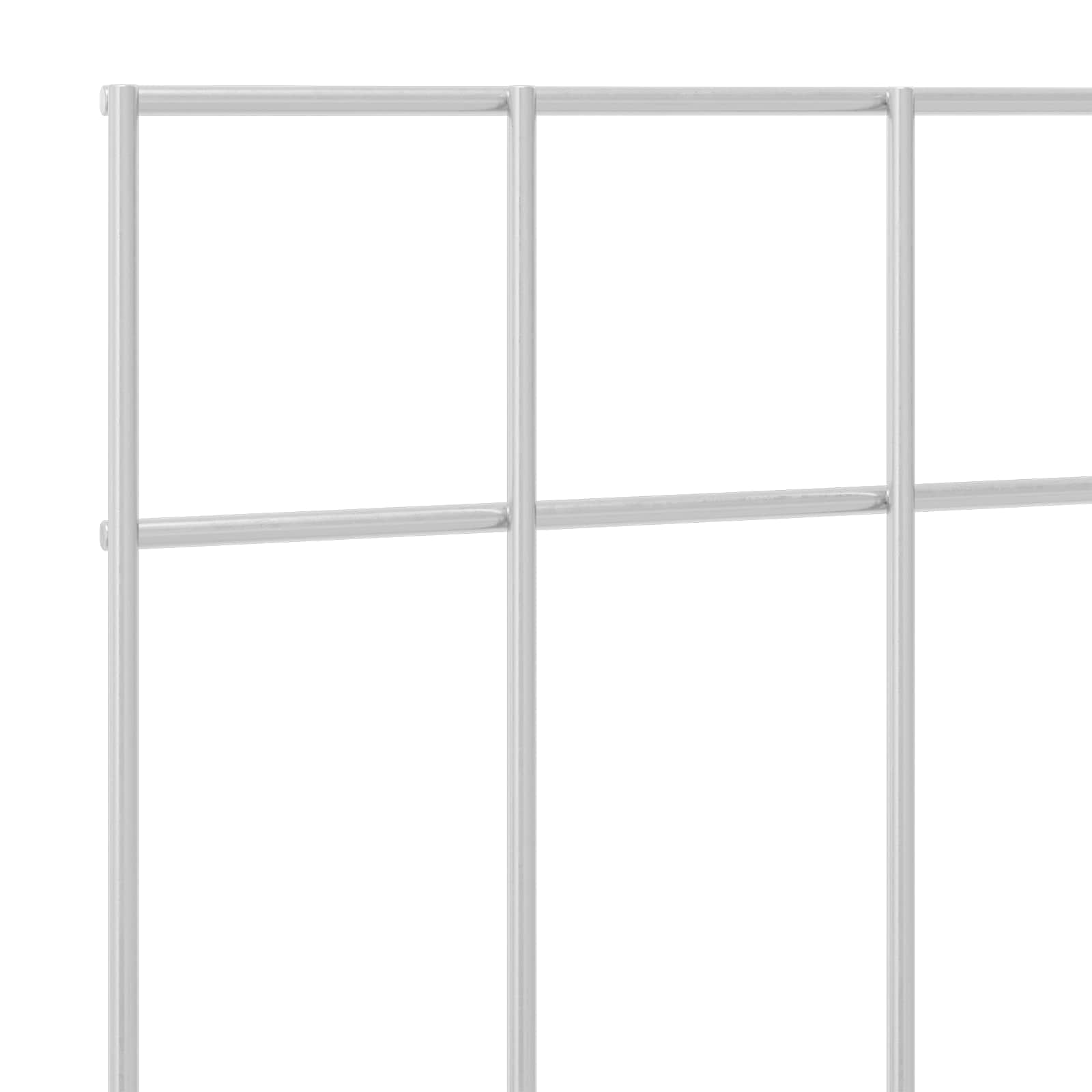 Panel vrtne ograde 12 kom. 100 x 30 cm Pocinčani čelik Srebrna
