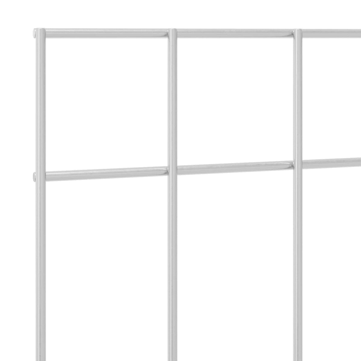 Panel vrtne ograde 24 kom. 100 x 30 cm Pocinčani čelik Srebrna