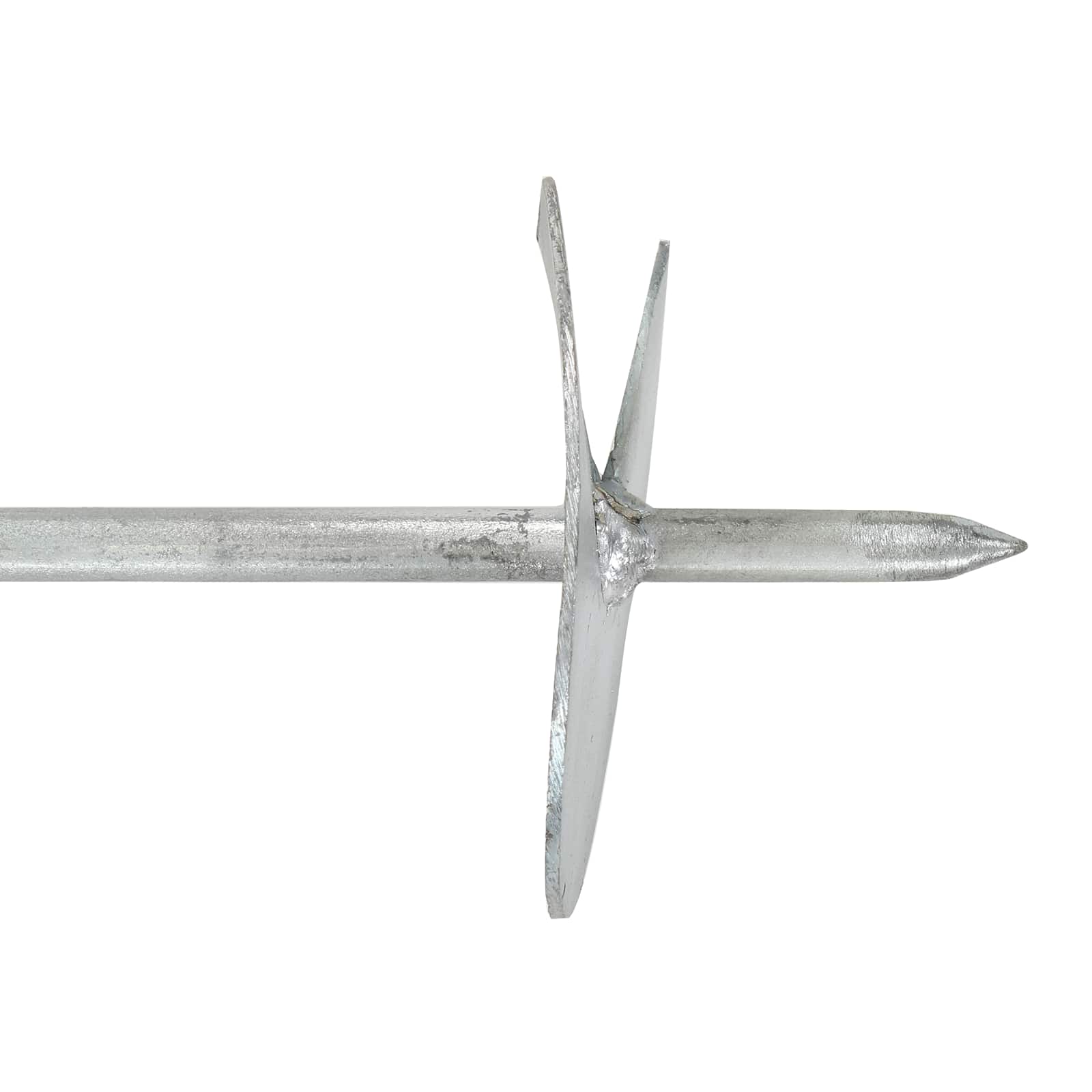 Zemaljska sidra 6 pcs Srebrna Ø10 x 60 cm Galvanizirani metal
