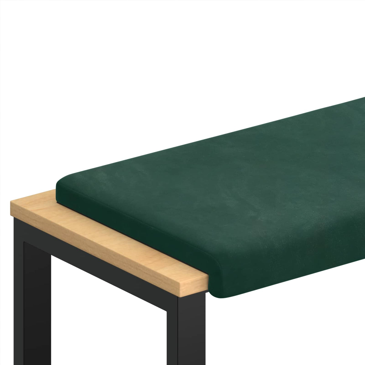Jastučić za klupu Baršun Tamnozelena Dubina 35 cm