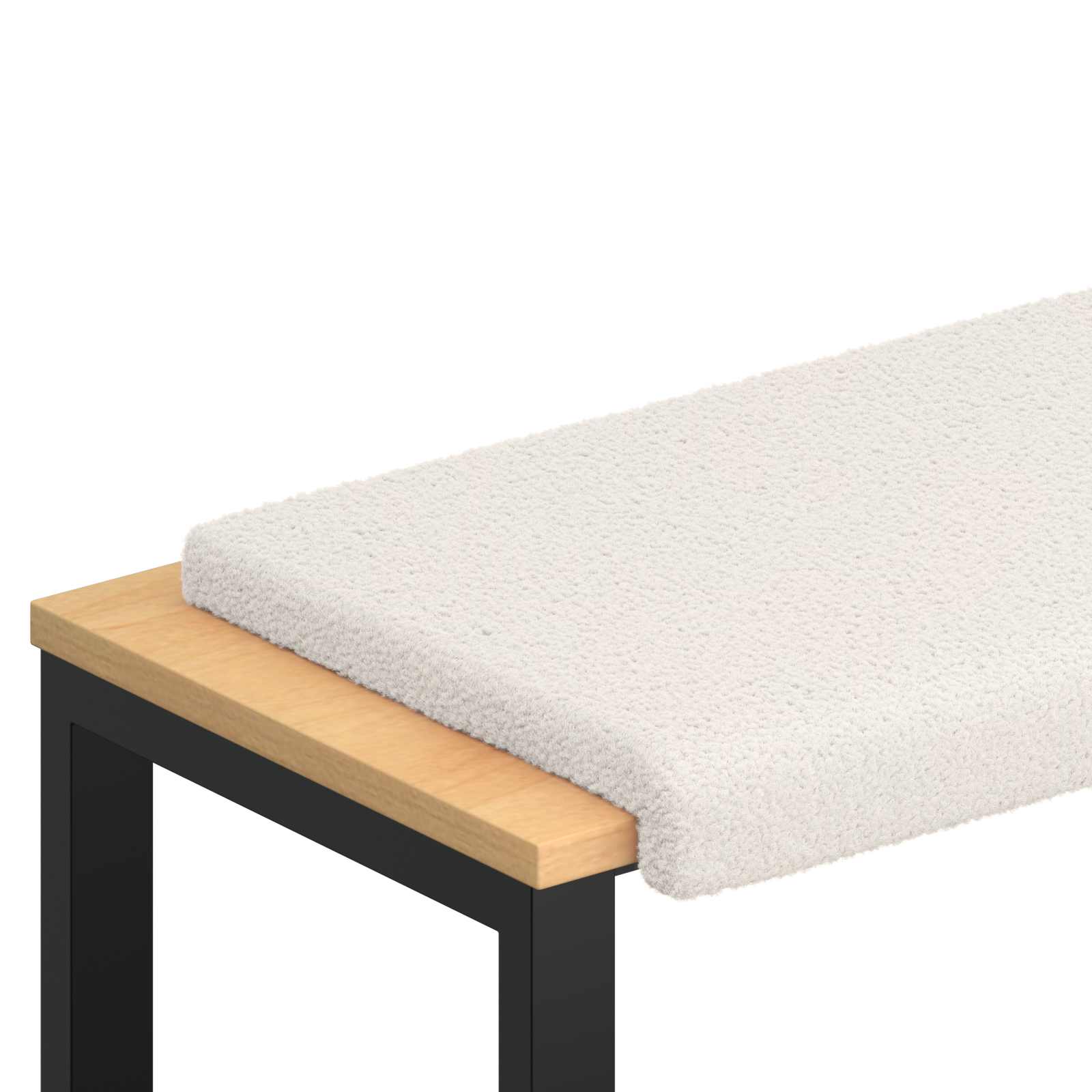 Jastučić za klupu Sherpa Tkanina Krem Dubina 35 cm