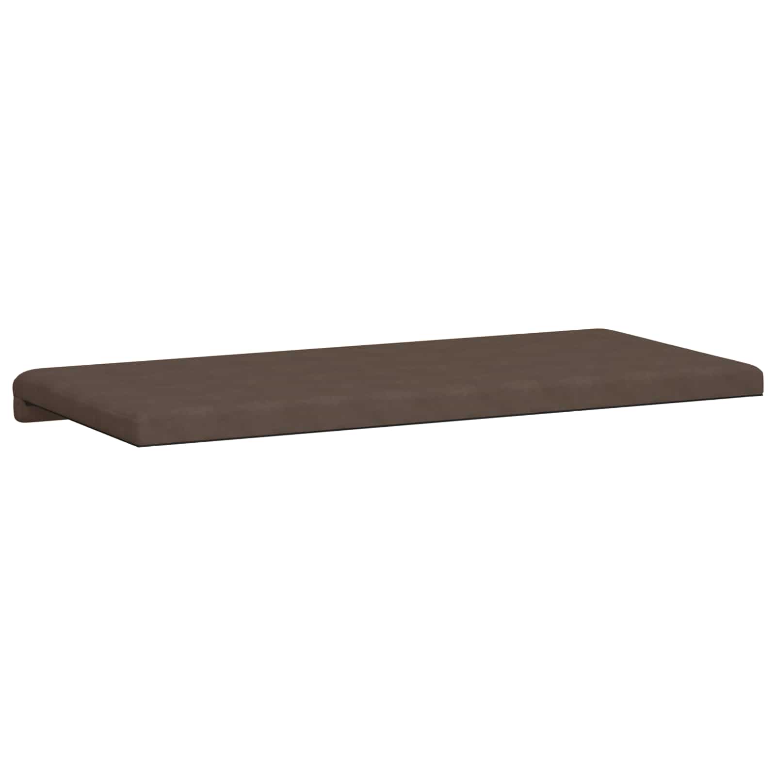 Jastučić za klupu Mikrovlakna Smeđa Dubina 35 cm