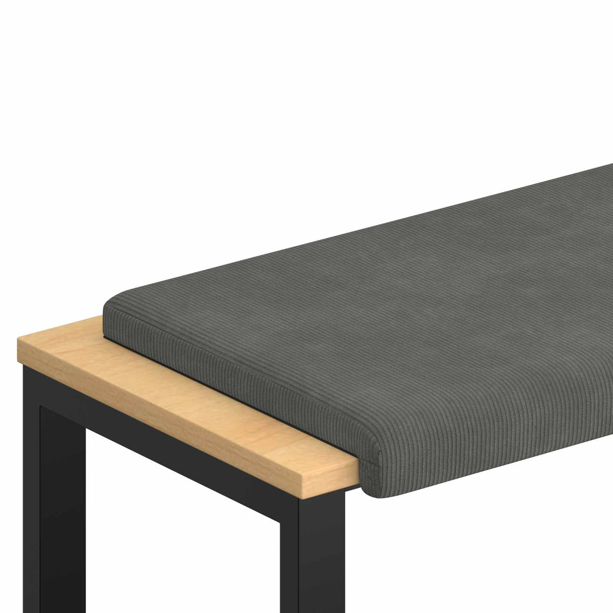 Jastučić za klupu Kord Tamnosiva Dubina 35 cm