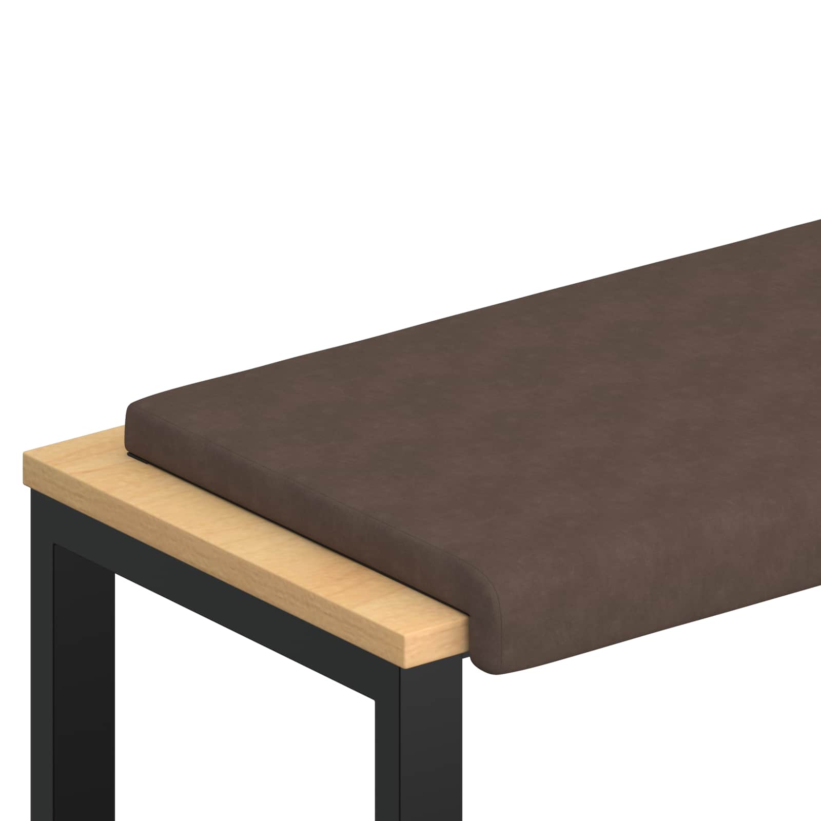 Jastučić za klupu Mikrovlakna Smeđa Dubina 35 cm