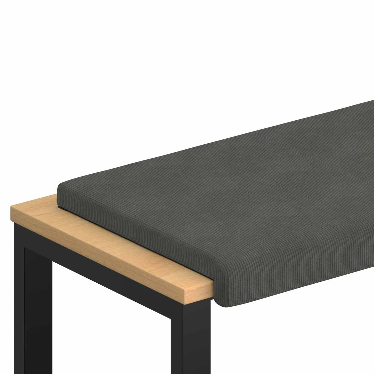 Jastučić za klupu Kord Tamnosiva Dubina 35 cm