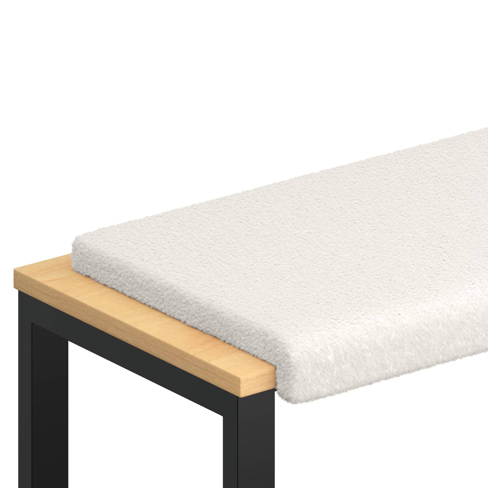 Jastučić za klupu Sherpa Tkanina Krem Dubina 35 cm