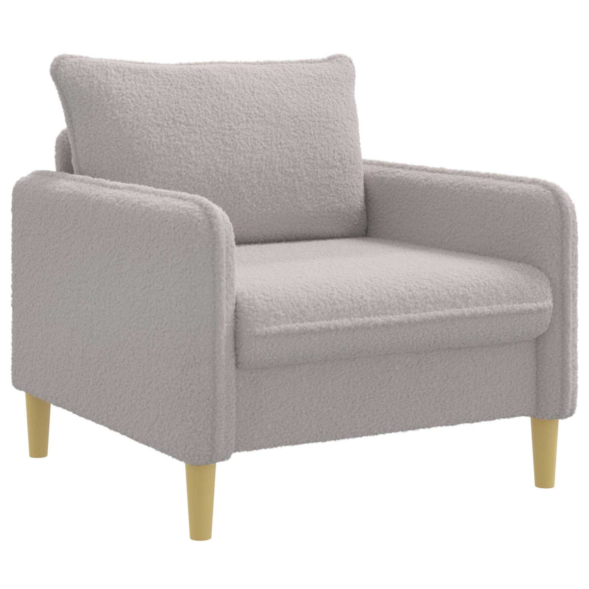 XL fotelja Svjetlosiva Bouclé