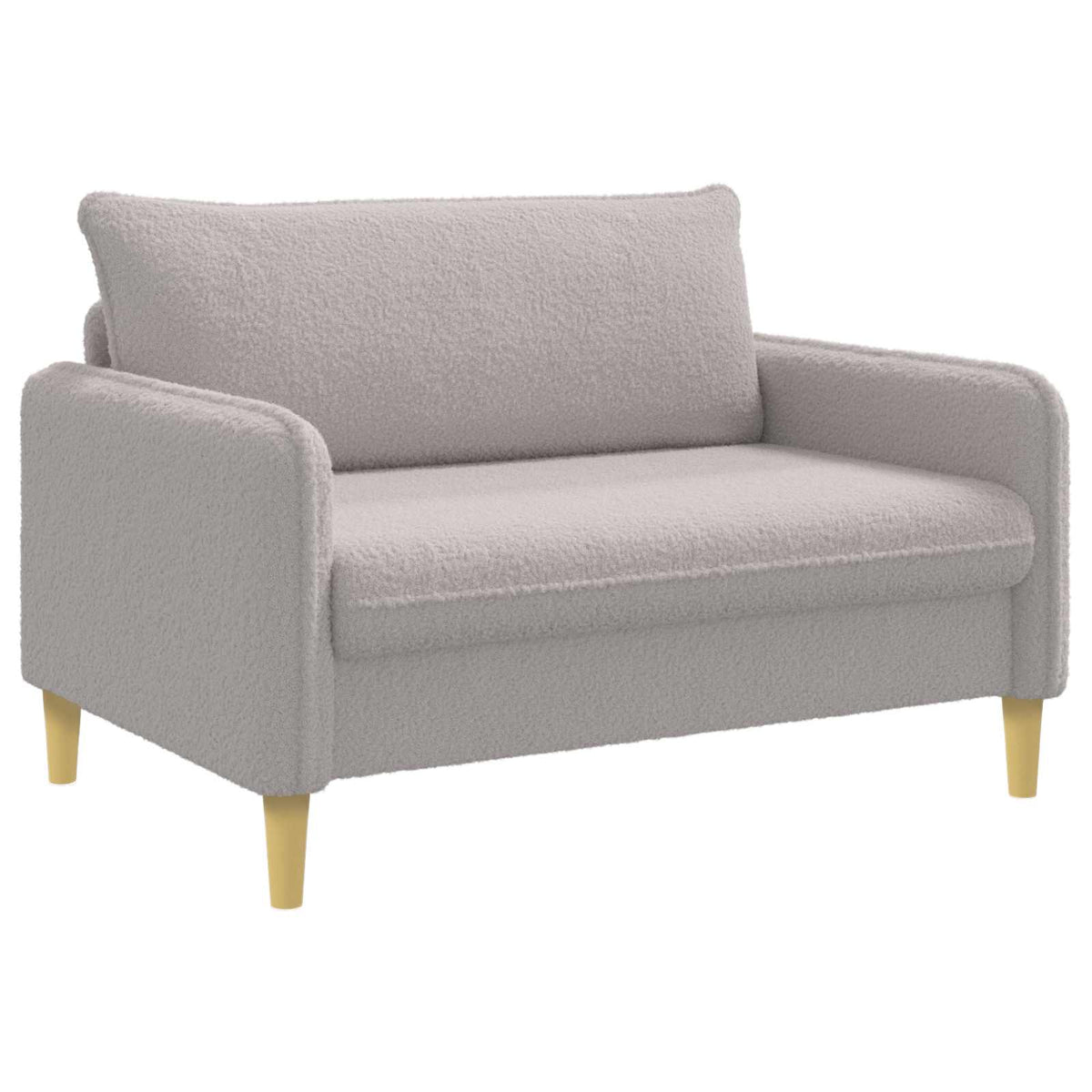 XXL fotelja Svjetlosiva Bouclé
