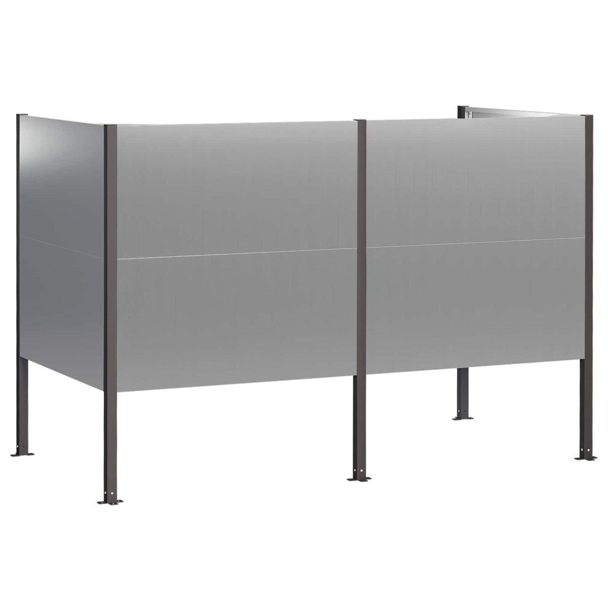 Ekran za kante za smeće 167 x 85 x 113 cm Pocinčani čelik