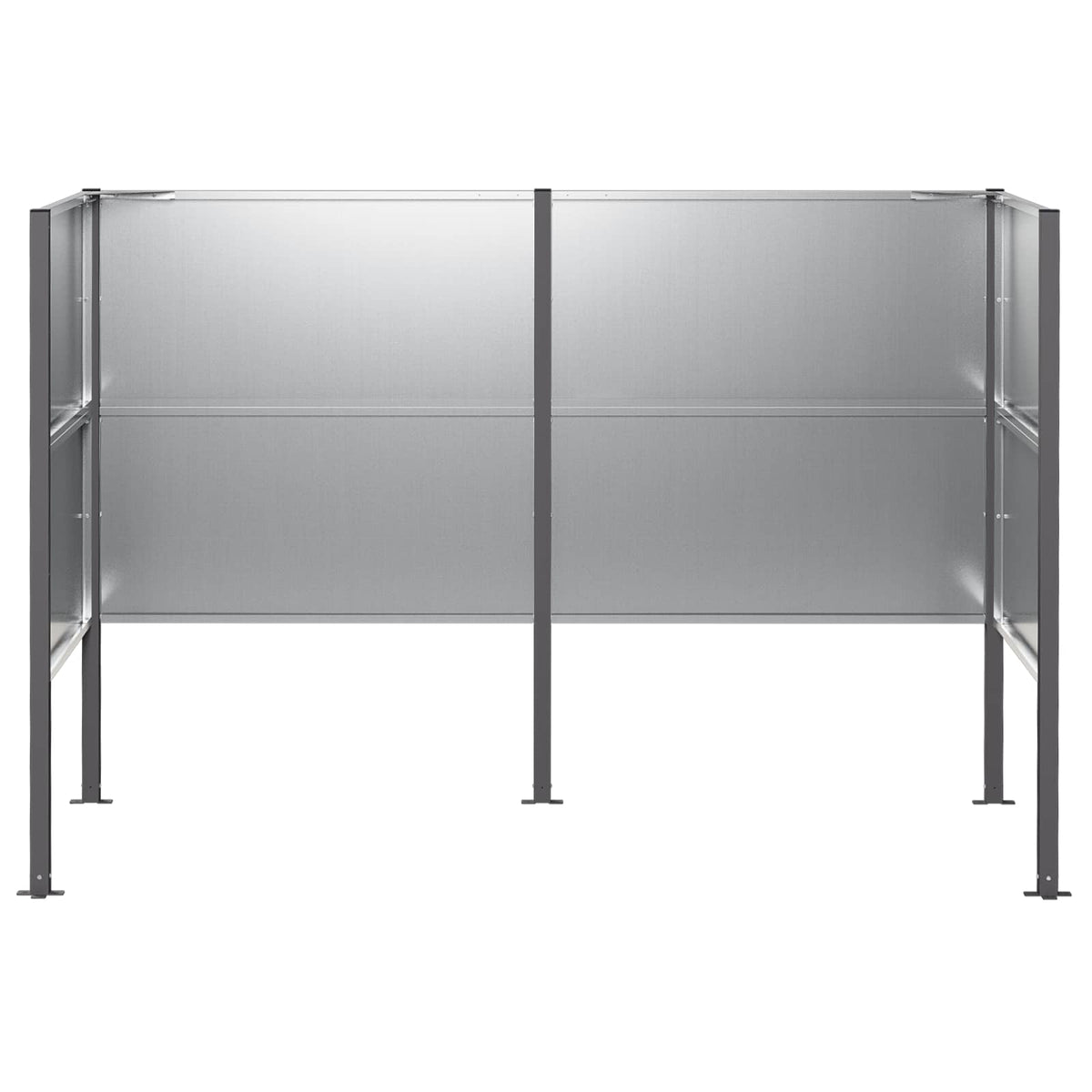 Ekran za kante za smeće 167 x 85 x 113 cm Pocinčani čelik