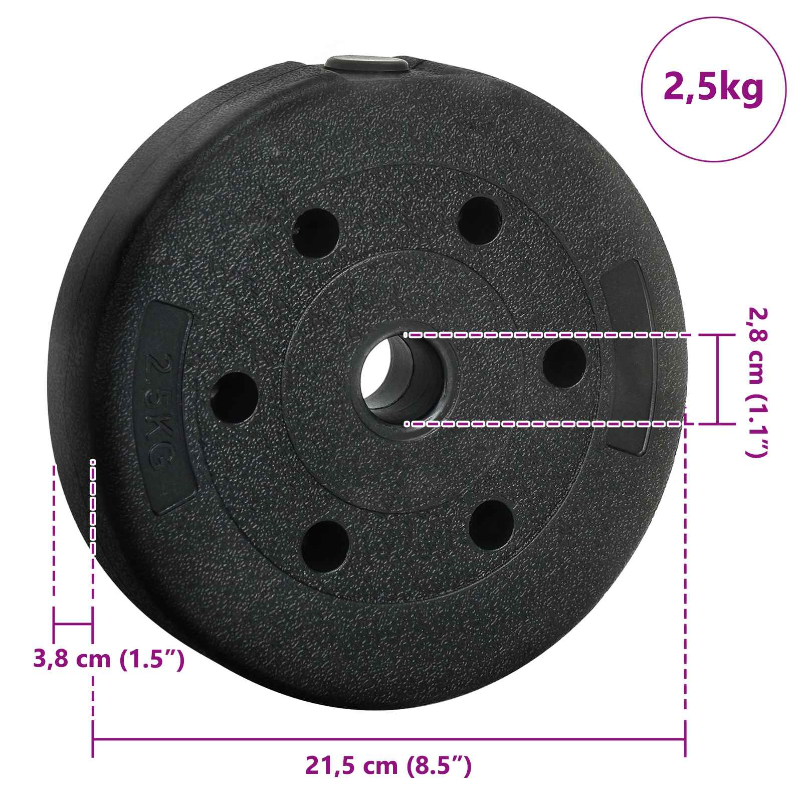 2-u-1 set bućica 40kg Crna i Plava Cement i pijesak od željeza