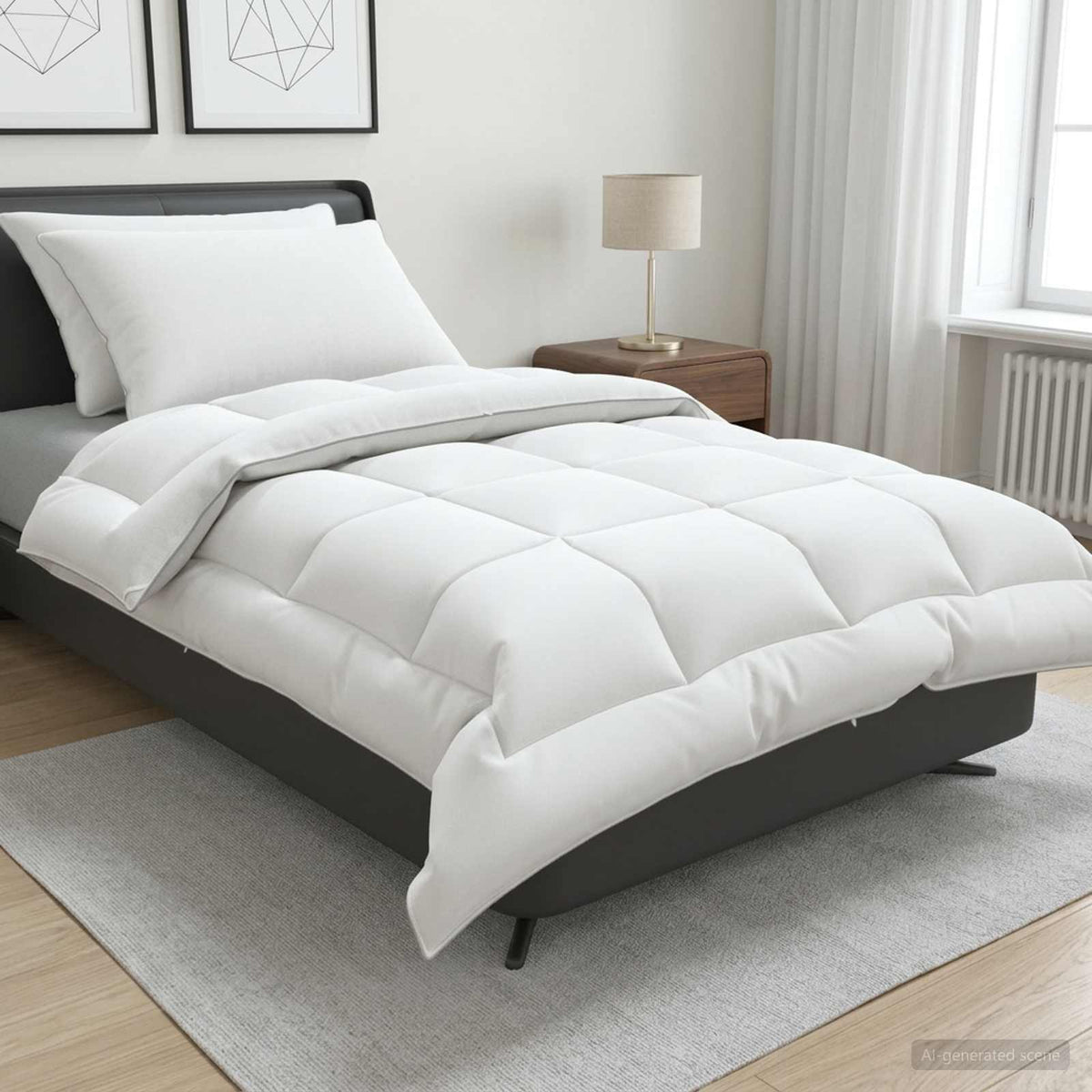 Set jastuka i popluna 3 kom. 155x220 cm 4 godišnja doba 220 GSM