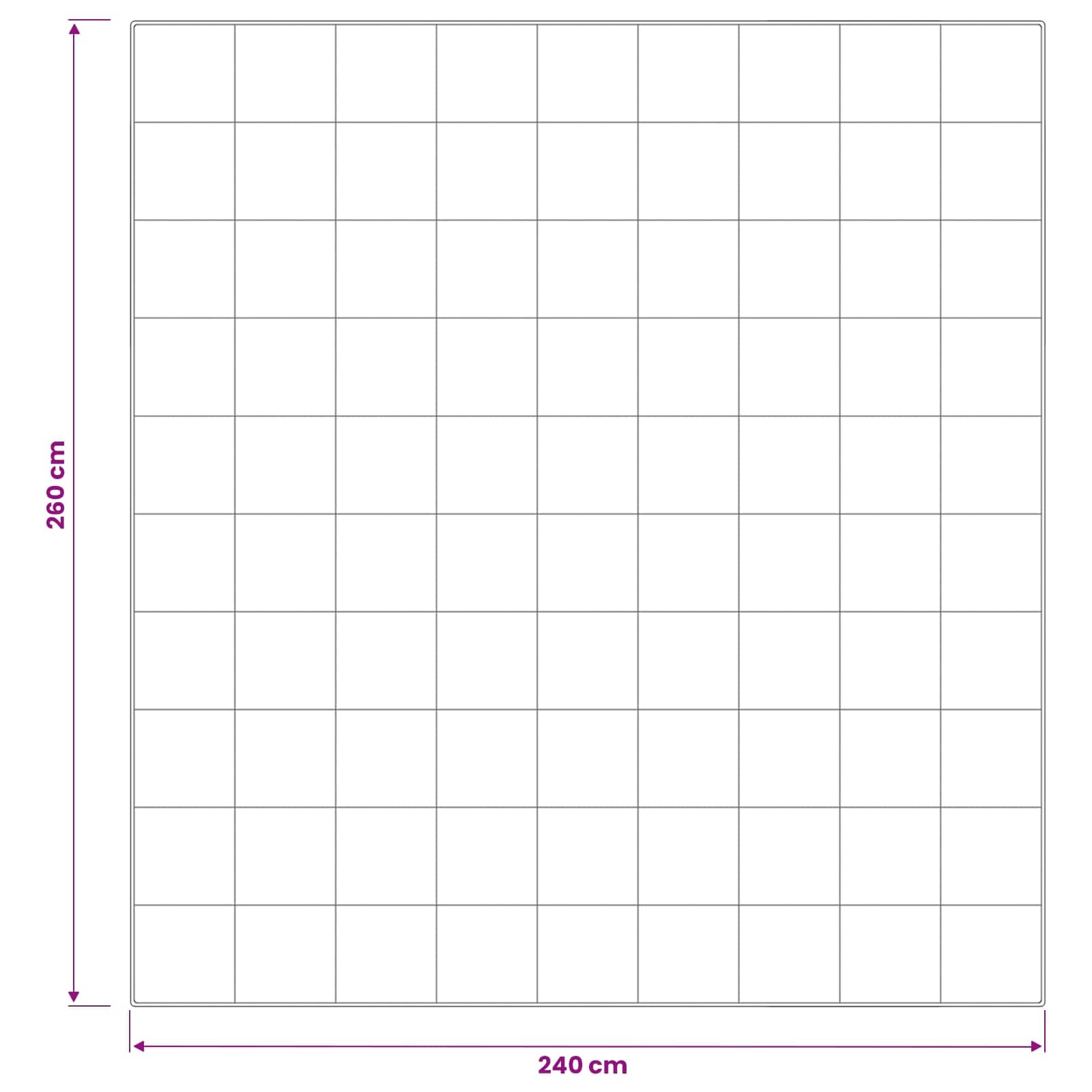 Set jastuka i popluna 3 kom. 240x260 cm 4 godišnja doba 220 GSM