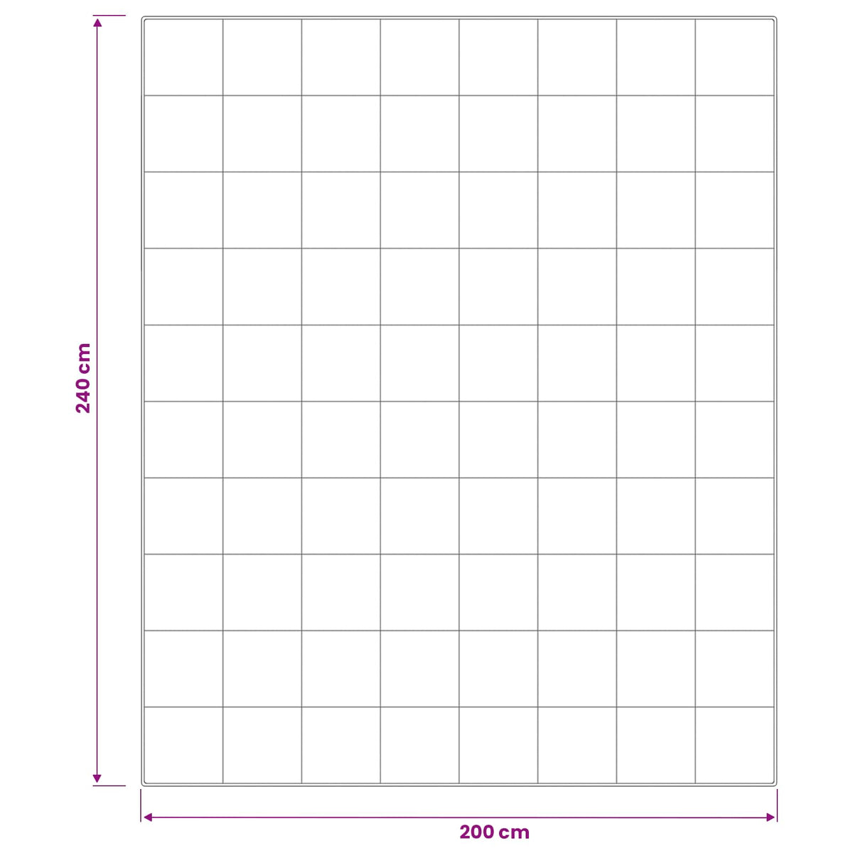 Set jastuka i popluna 3 kom. 200x240 cm Ljeto 200 GSM Vuna