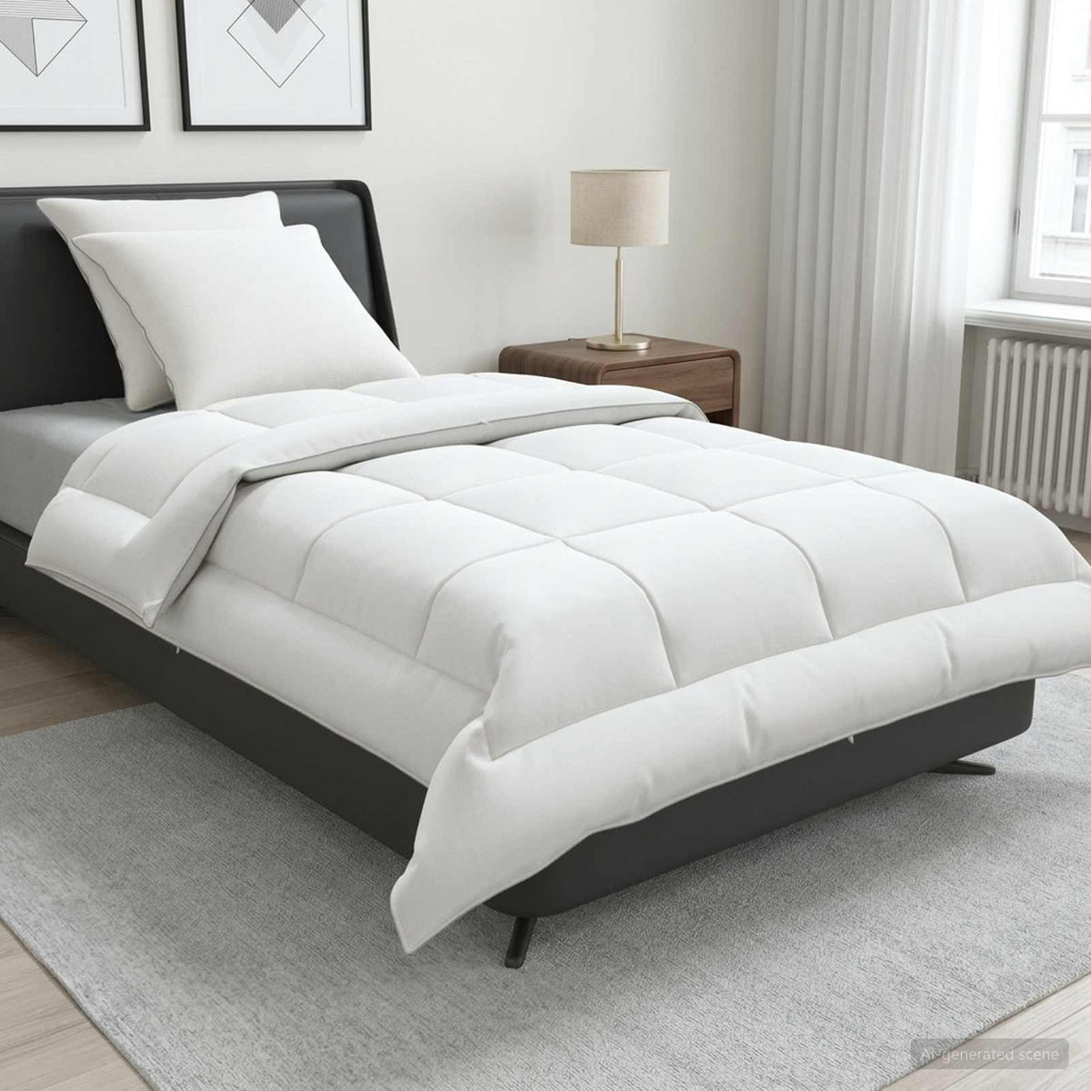 Set jastuka i popluna 3 kom. 155x220 cm Ljeto 200 GSM Vuna