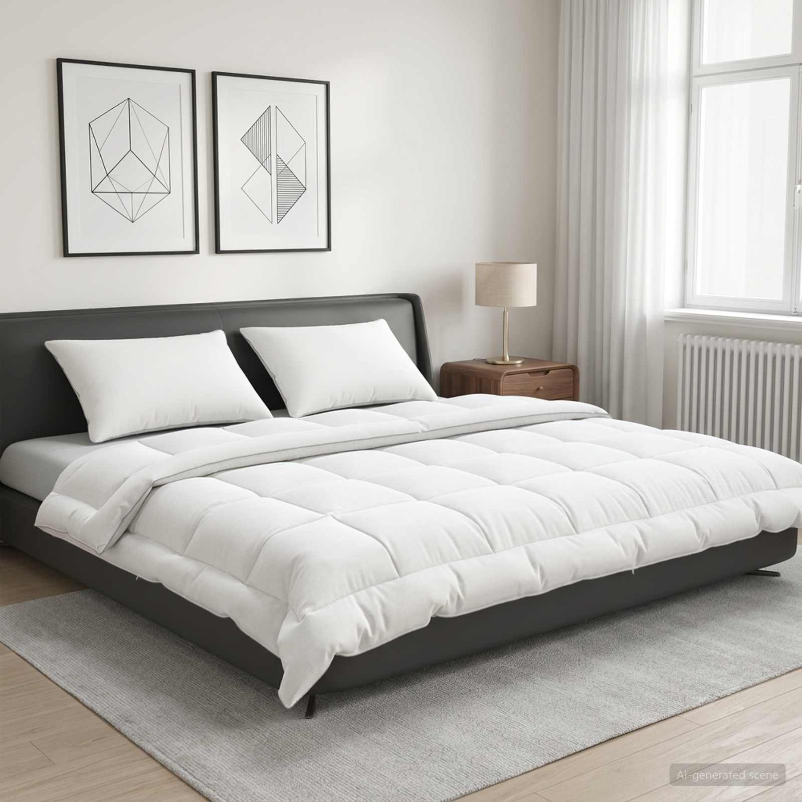 Set jastuka i popluna 3 kom. 220x240 cm Ljeto 200 GSM Vuna