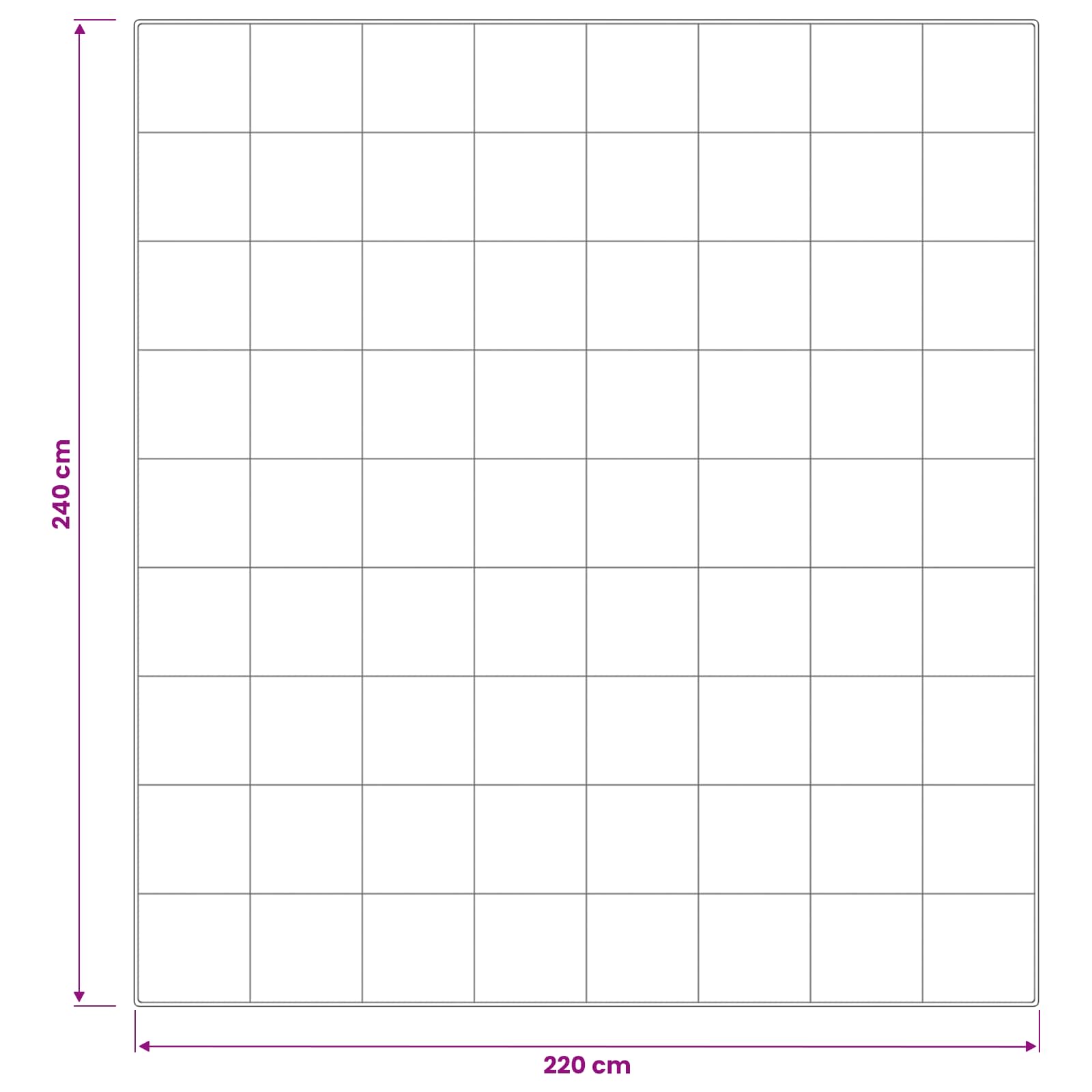 Set jastuka i popluna 3 kom. 220x240 cm Ljeto 200 GSM Vuna