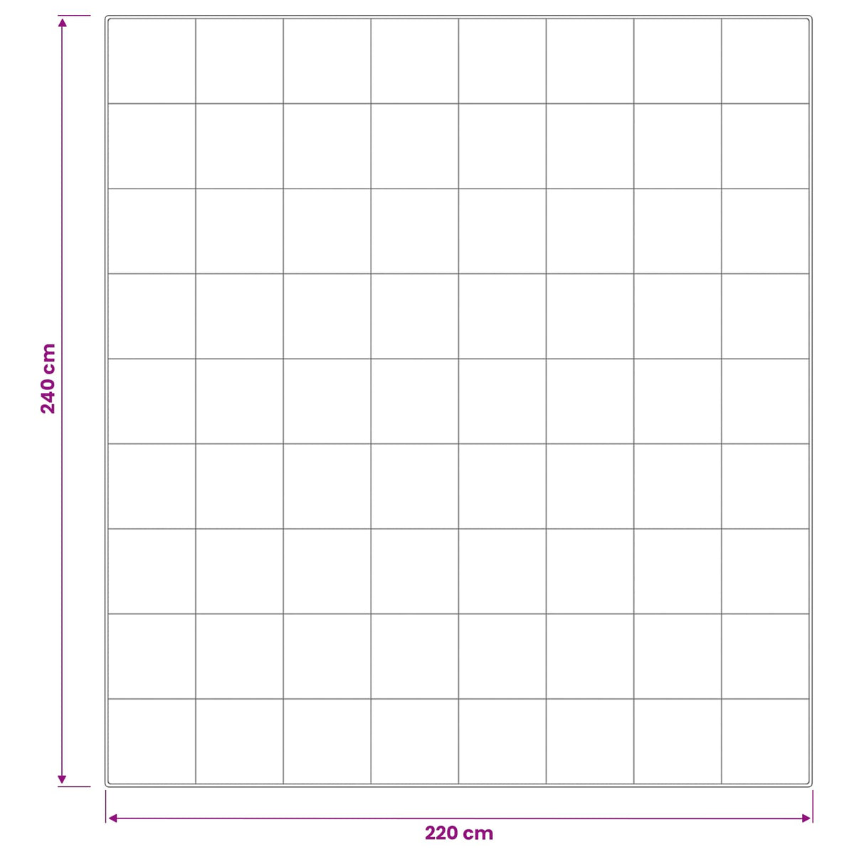 Set jastuka i popluna 3 kom. 220x240 cm Zima 450 GSM Vuna