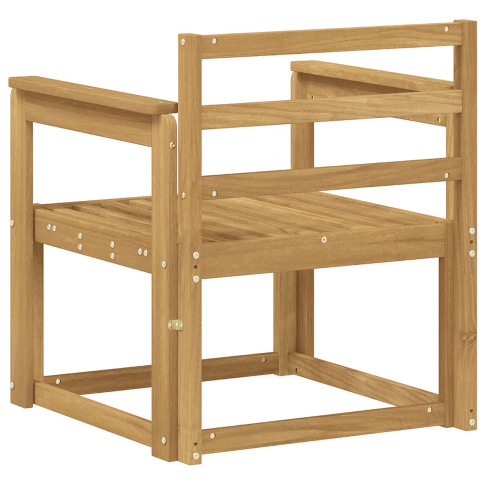 Set vanjskih sofa Čvrsto drvo akacije Bijela