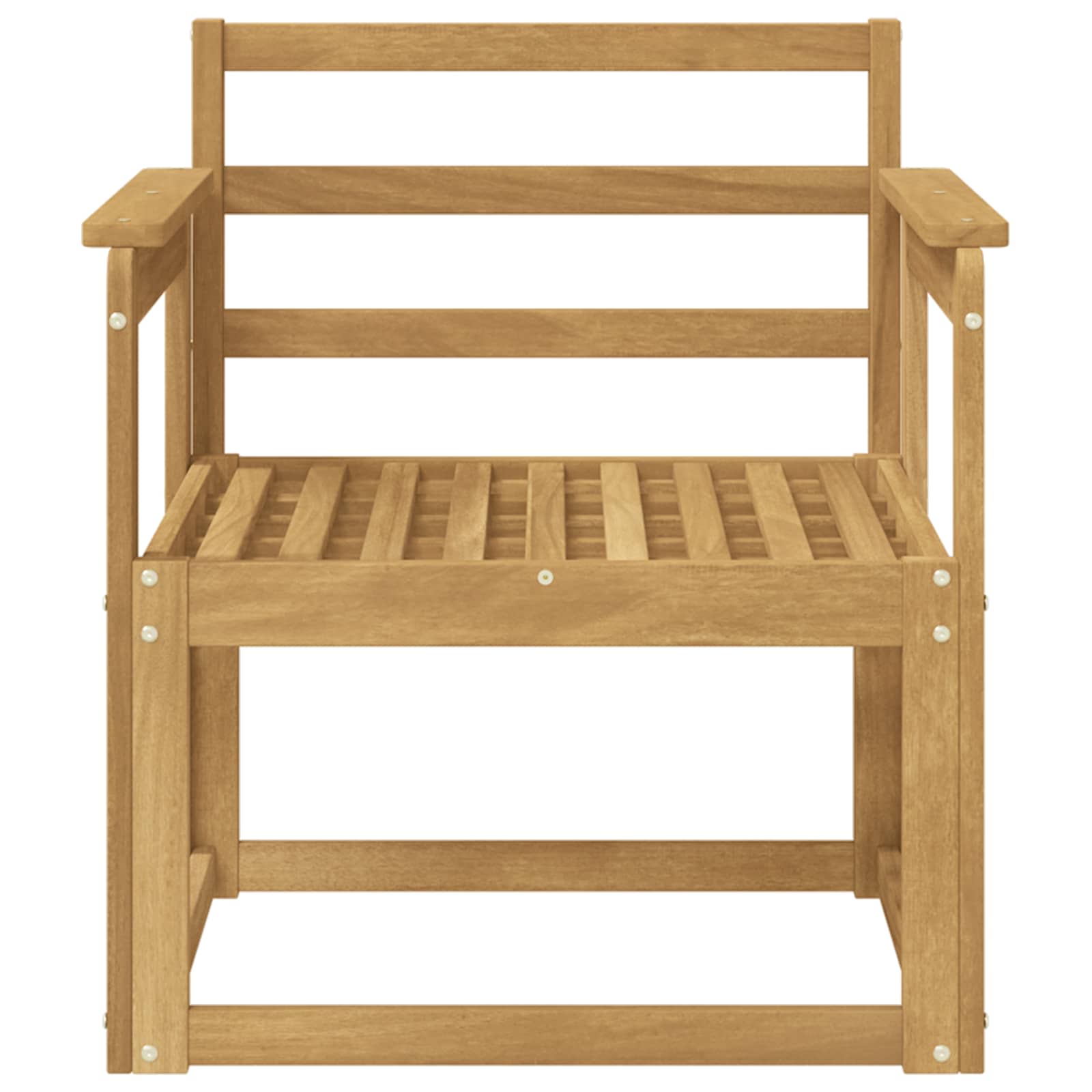 Set vanjskih sofa Čvrsto drvo akacije Bijela
