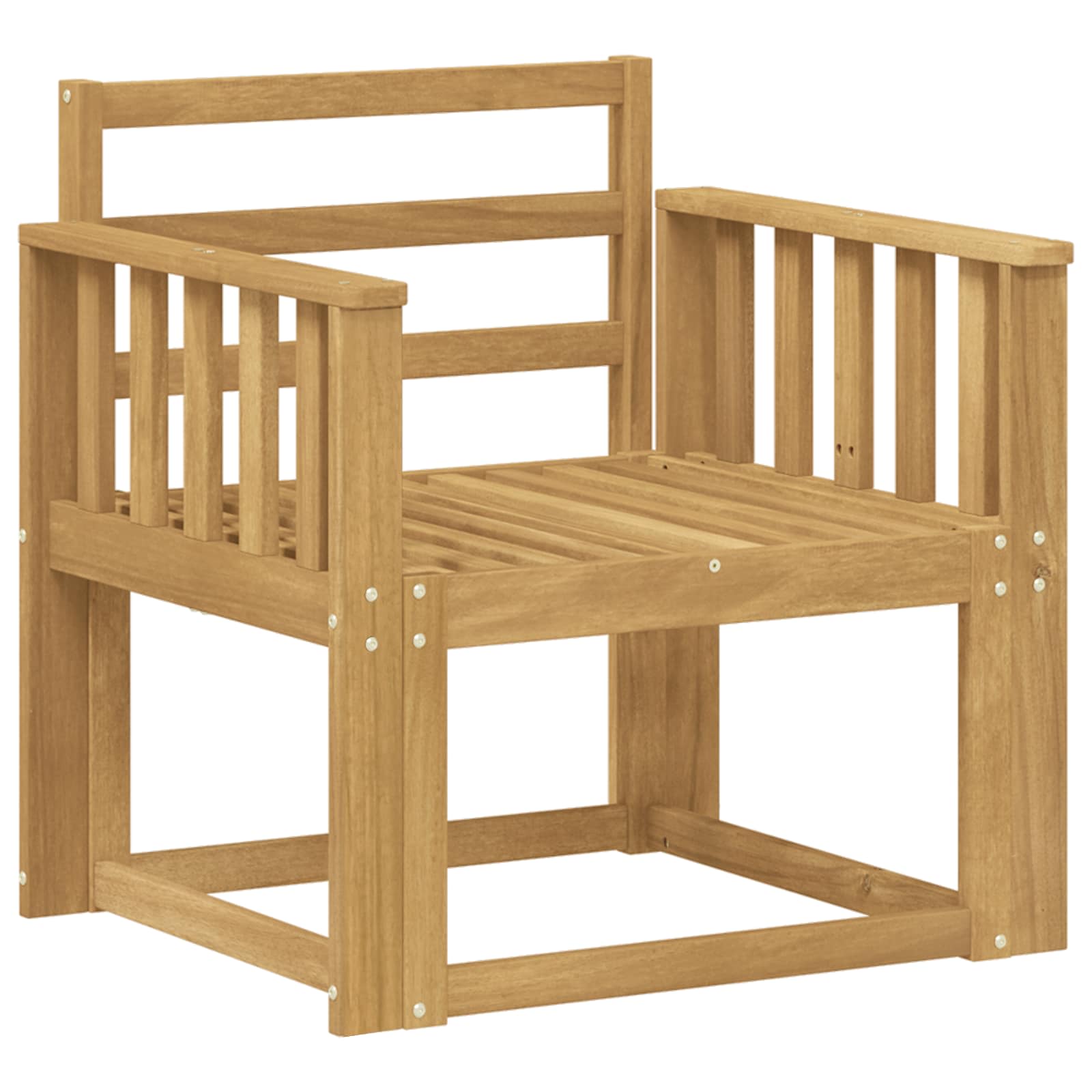 Set vanjskih sofa Čvrsto drvo akacije Bijela