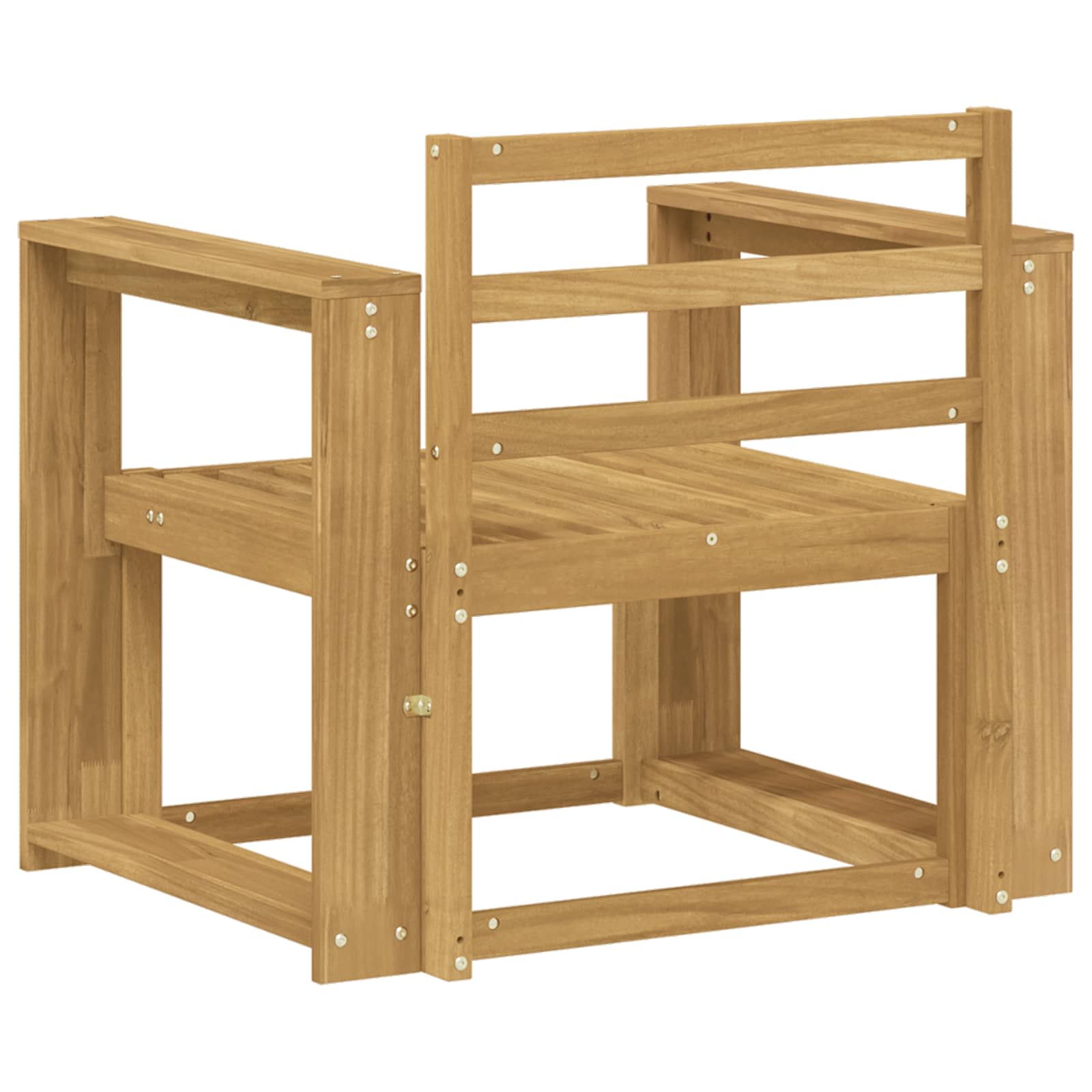 Set vanjskih sofa Čvrsto drvo akacije Bijela