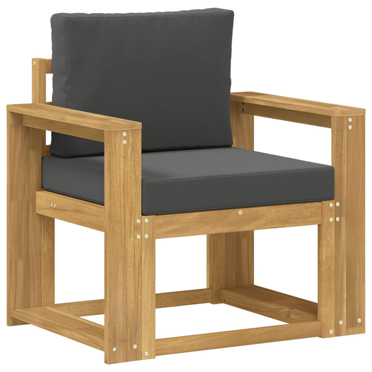2 Komad Set vanjskih sofa Poliester Bijela i Antracit