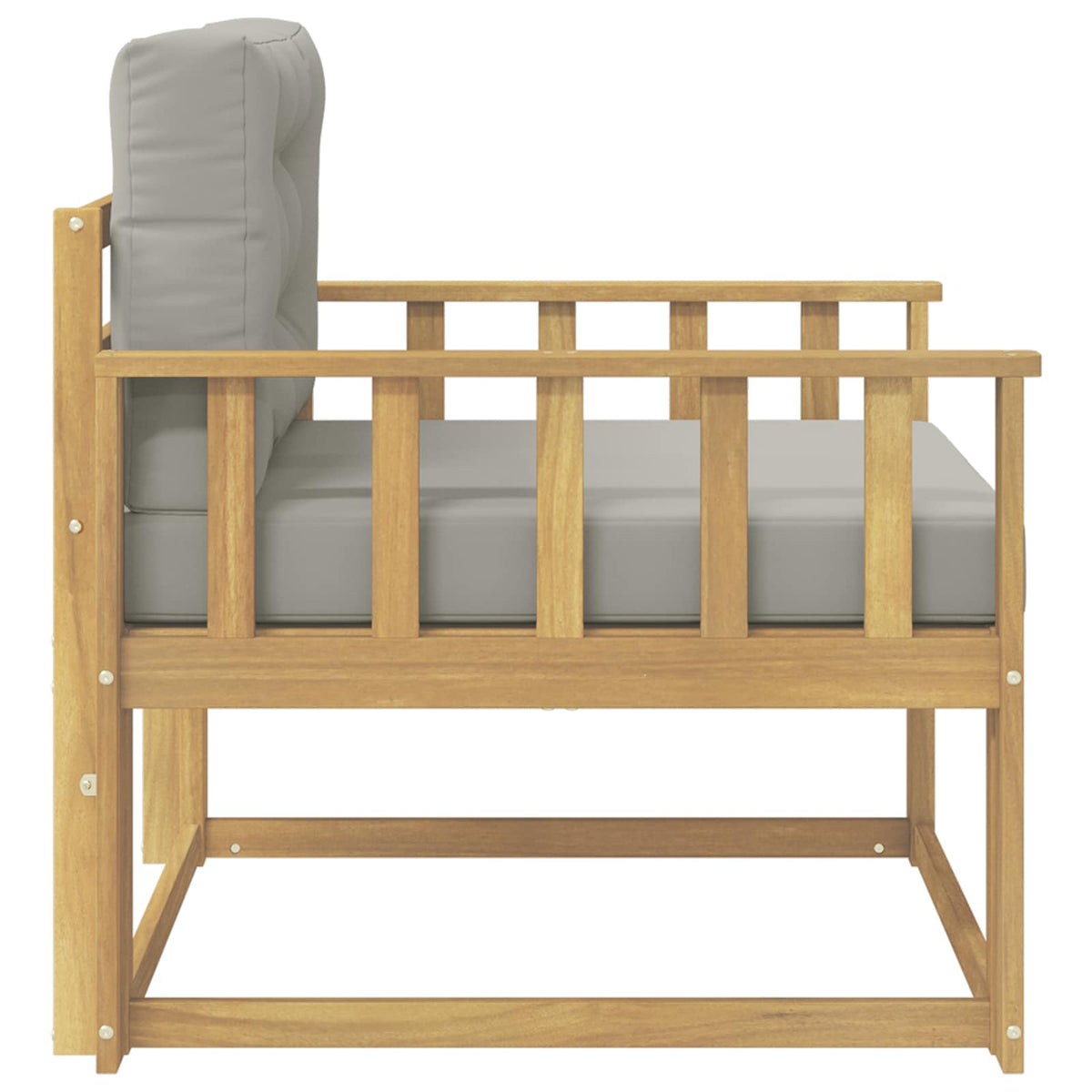 Srednja sofa za van Poliester Bijela