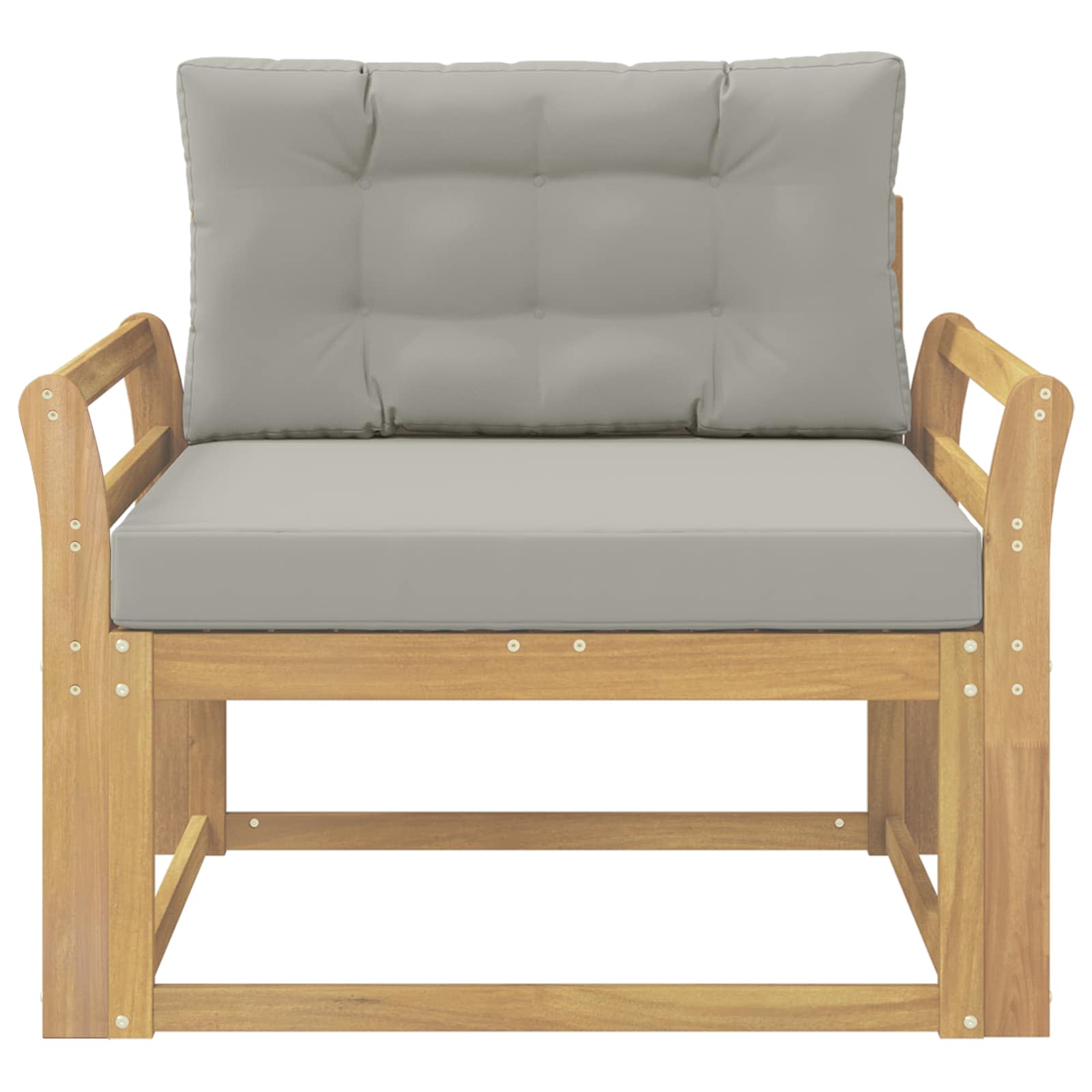 Srednja sofa za van Poliester Bijela